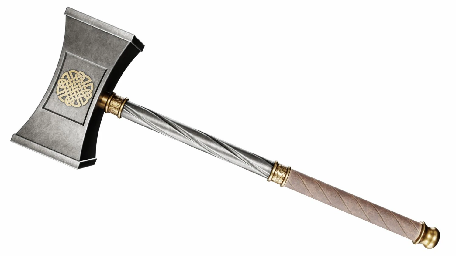 Battlehammer 3D Model .c4d .max .obj .3ds .fbx .stl .blend 