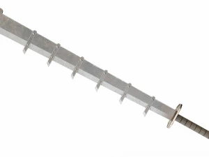 Fanged sword 3D Model