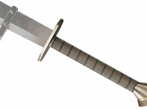 Fanged sword 3D Model