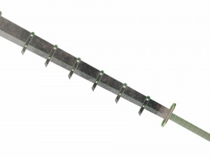Fanged sword 3D Model
