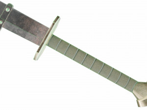 Fanged sword 3D Model