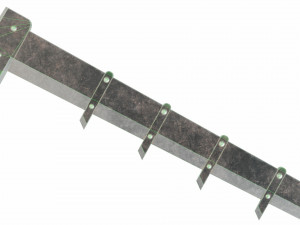 Fanged sword 3D Model