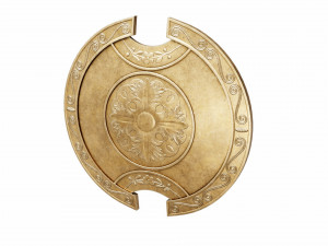 Bronze shield 3D-Modell