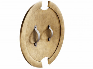 Bronze shield 3D मॉडल