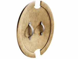 Bronze shield 3D Model