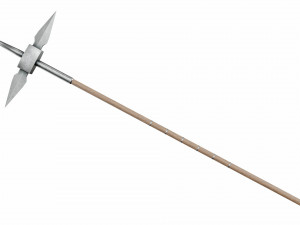 Cross tipped spear 3D Model