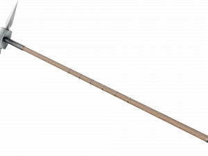Cross tipped spear 3D Model