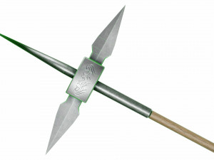 Cross tipped spear 3D Model
