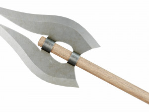 Double poleax 3D Model