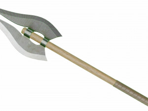 Double poleax 3D Model