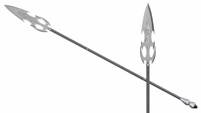 Fantasy spear Modelo 3D .c4d .max .obj .3ds .fbx .stl .blend 