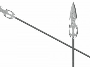 Fantasy spear 3D Model