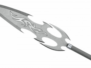 Fantasy spear Modelo 3D