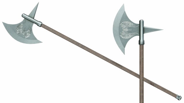 Halberd 02 Model 3D .c4d .max .obj .3ds .fbx .stl .blend 