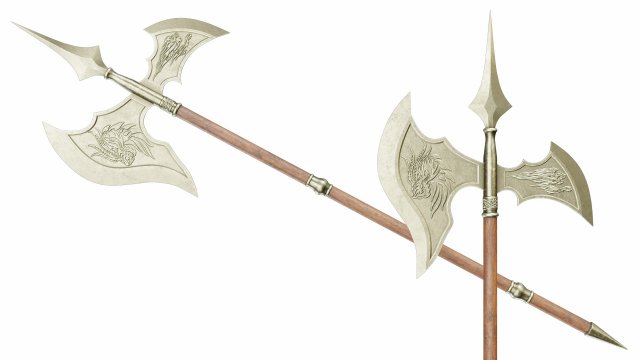 Halberd 06 Modelo 3D .c4d .max .obj .3ds .fbx .stl .blend 