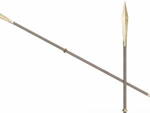 Lan&ccedil;a Longa Modelo 3D