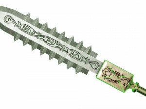 Serrated spear 3D Model