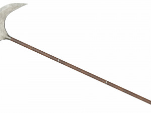 Sharp axe spear Model 3D