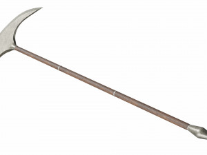 Sharp axe spear Model 3D