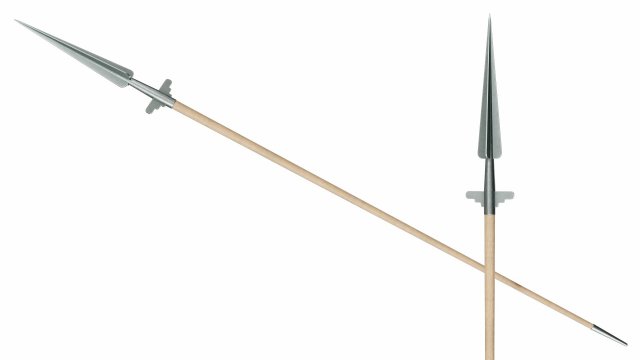 Short spear Modelo 3D .c4d .max .obj .3ds .fbx .stl .blend 