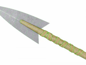Spear 02 3D Model