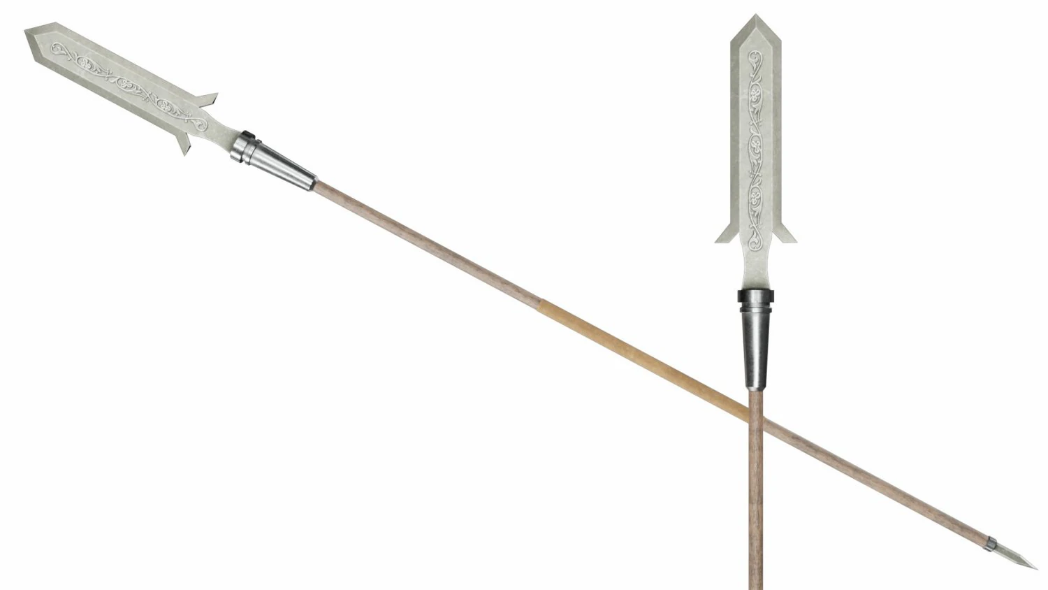 Spear 04 3D Model .c4d .max .obj .3ds .fbx .stl .blend 