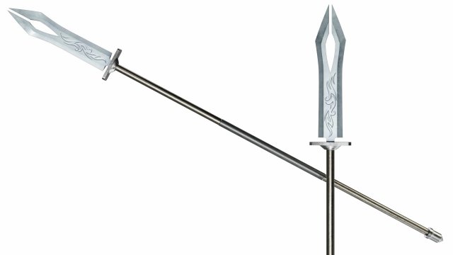 Spear 05 3D Model .c4d .max .obj .3ds .fbx .stl .blend 