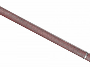 Spear with double crescent 3D Model