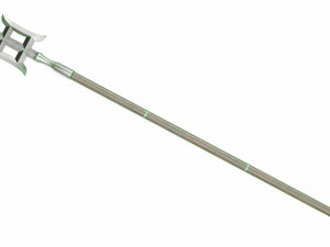 Spear with double crescent 3D Model