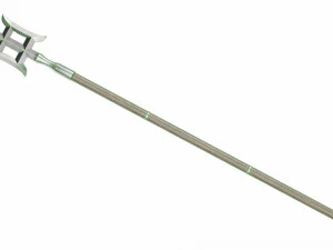 Spear with double crescent 3D Model