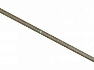 Spear with double crescent 3D Model