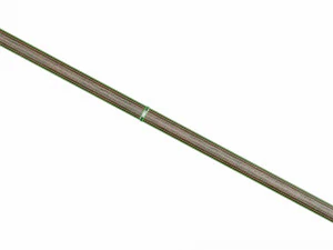 Spear with double crescent 3D Model