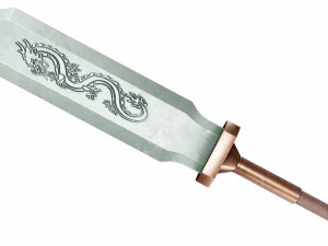 Spear with straight tip 3D Model