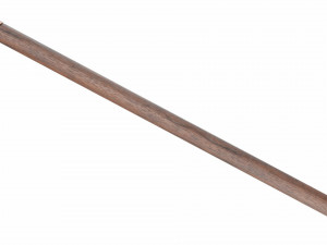 Spear with straight tip Model 3D