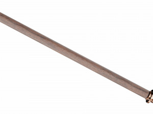 Spear with straight tip Model 3D