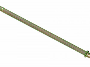 Spear with straight tip Model 3D