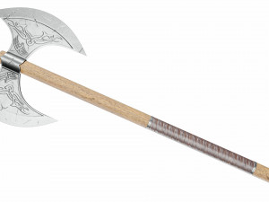 Double edged battleaxe 3D Model