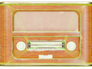 古いラジオ 3Dモデル