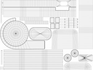 Old table radio Model 3D