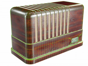 Old table radio Model 3D