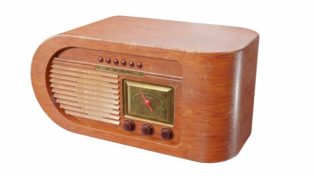 Radio 3Dモデル .c4d .max .obj .3ds .fbx .stl .blend 