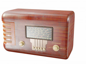 Retro radio 3D Model