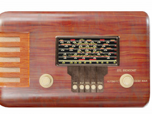 Retro radio 3D Модель
