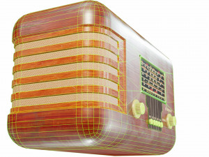 Retro radio 3D Модель