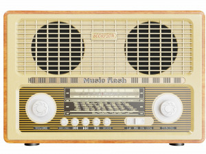 Vintage radio Modelo 3D