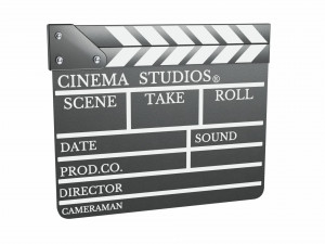 Clapperboard 3D Model