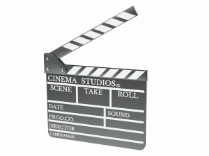 Clapperboard 3D Model