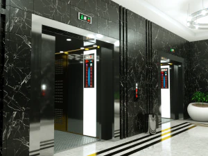 3d hotel-plaza lob model 3D Model