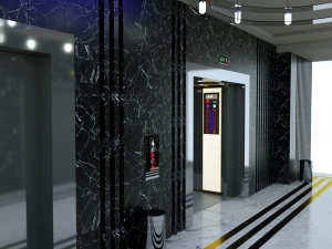 3d hotel-plaza lob model 3D Model