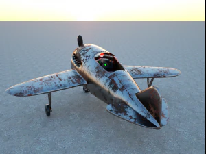 aeroplano di ferro Modello 3D